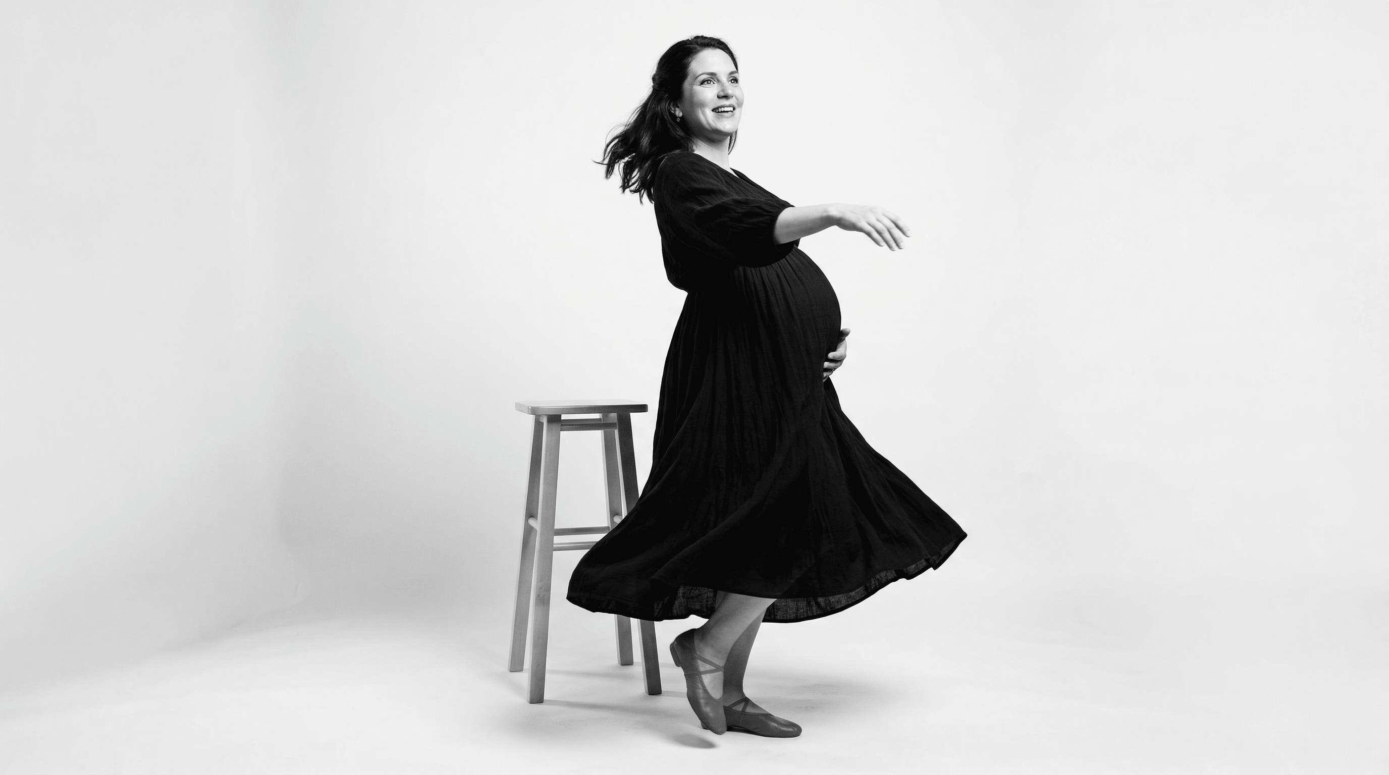 фотосессия автопортрета беременная